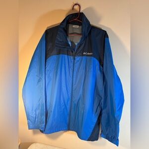 Columbia Men's Two-Tone Blue Windbreaker